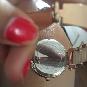 MK Parker Pavé Rose Gold-Tone Watch